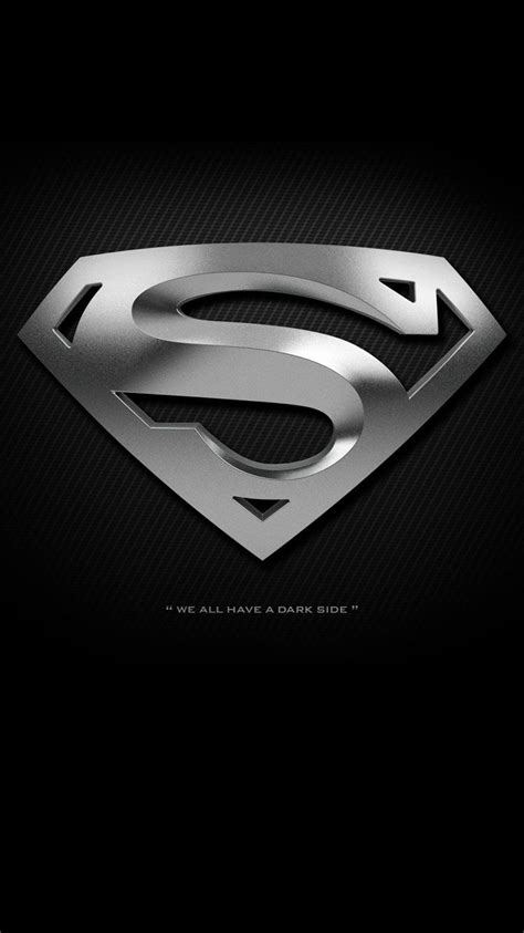 Superman (new man of steel movie logo) i love seeing how the superman shield evolves. Black Superman Logo Wallpaper iPhone | Imagenes de ...