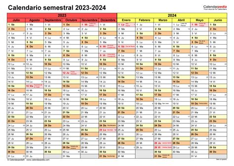 Calendario Escolar 2023 2024 Semestres Trimestre En Imagesee CLOUD