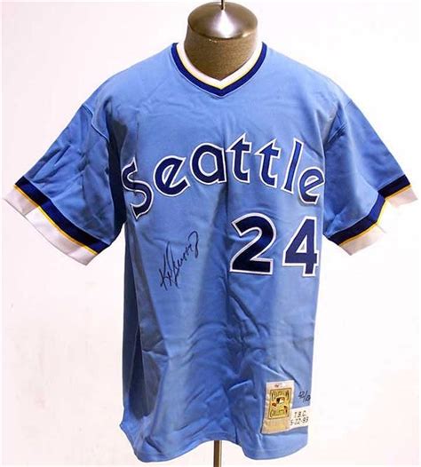 Signed Ken Griffey Jr Tbc Seattle Mariners Jersey Uda