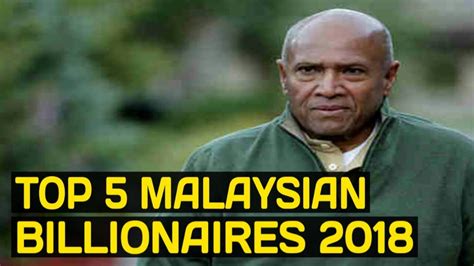 Sorry… no prizes as i can't afford it. Top 5 Richest People In Malaysia 2018 - YouTube