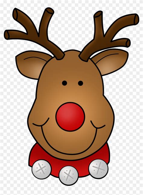 Dots Of Fun Clip Art Rudolph The Red Nosed Reindeer Face Free