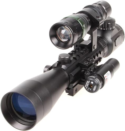 Higoo® 3 9x40eg Rifle Scope Redgreen Illuminated Rangefinder Reticle