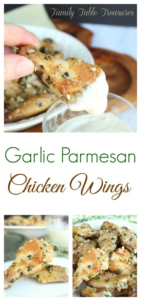 Spread the word, wings belong on the grill. Garlic Parmesan Chicken Wings Recipe - Family Table Treasures