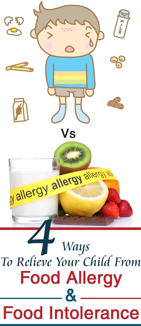 4 Types Of Allergies In Children And Remedies Food Intolerance Food
