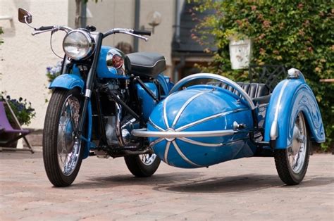 Bsa With Traditional Squire Sidecar Veículos
