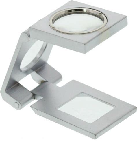 Se Mi113 10 X 15 Mm Folding Pocket Magnifier With Glass Lens Ebay