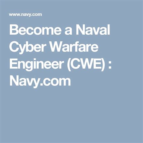 become a naval cyber warfare engineer cwe cyber warfare warfare science skills