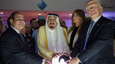 What Was That Glowing Orb Trump Touched In Saudi Arabia The New York Times
