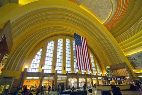 You will have to change trains along the way, although the details of these journeys are far less complex. The Cincinnati Union Terminal (CUT)