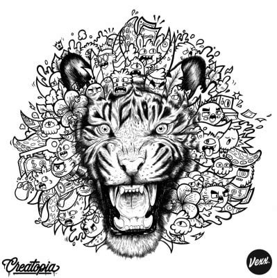 Creatopia Vexx Coloring Pages - Wednesday Wallpaper