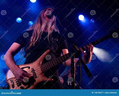 Finnish Heavy Metal Band Tarot Live On Stage Editorial Photography