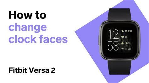 How To Change Fitbit Versa 2 Clock Face Youtube