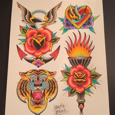 Traditional Tattoo Flash By Darin Blank Instagram Darinblanktattoos