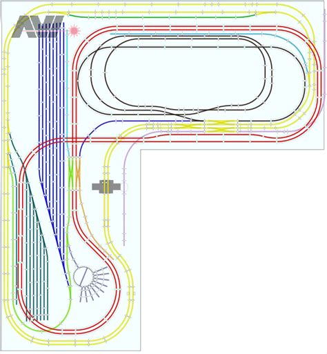Kato N Scale Track Layouts