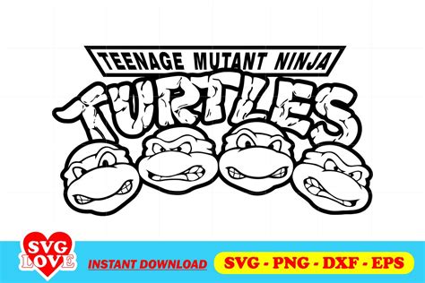 Teenage Mutant Ninja Turtles Svg Gravectory