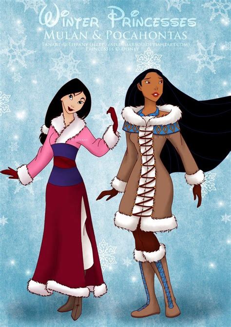 Winter Disney Princesses Mulan And Pocahontas Disney Princess My Xxx