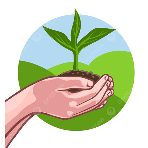 Planting Plants Clipart