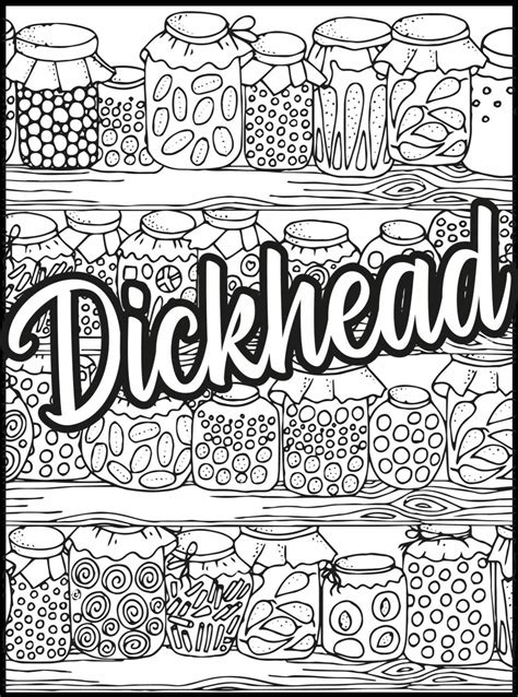 30 Swearing Adult Coloring Pages Etsy