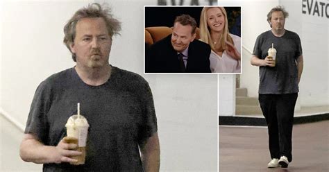 Friends Star Matthew Perry Looks Relaxed As He Makes Rare Public Outing