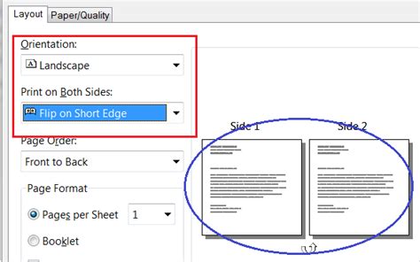 Re: how do i print a double-sided word document in landscape... - HP ...