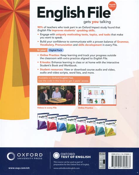 English File 4th Edition Upper Intermediate Students Book With Digital