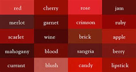 Different Shades Of Red Etsy Different Shades Of Red Shades Of Red