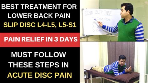 Besides good quality brands, you'll also find plenty of discounts when you shop for disc slip during big sales. Lower back pain Treatment, slipped disc L4-L5, Prolapsed ...