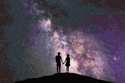 Stargazing Couple Romantic Couple Setting Inspired Etsy