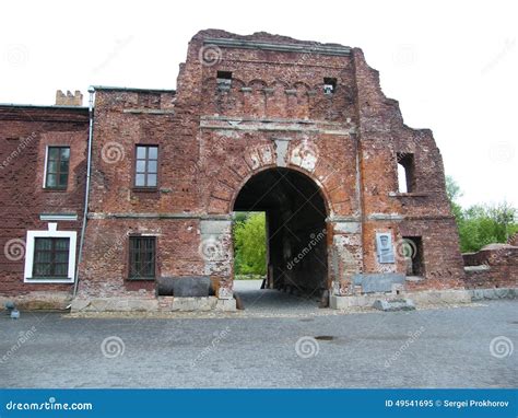 Brest fortress stock image. Image of world, brick, historical - 49541695