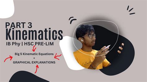 Kinematics The Big 5 Kinematic Equations Graphical Algebraic