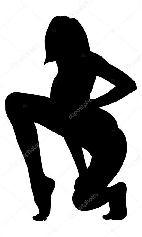 Sexy Woman Silhouette ⬇ Vector Image By © Snesivan888 Vector Stock 67928797