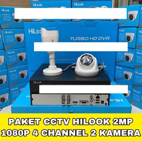 Jual Paket Cctv Hilook Mp Channel Kamera Full Hd P Komplit Di
