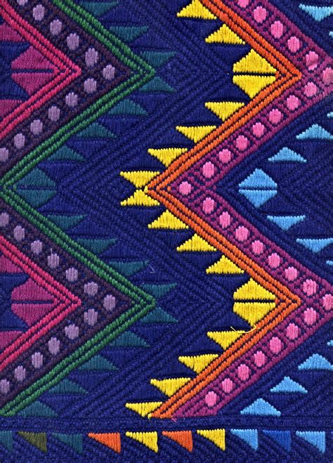 Popular Maya Patterns On A Piece Of Cloth Guatemala Flickr
