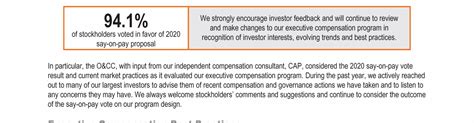 For more information about the proposals that were submitted to the stockholders at the 2021 annual meeting, see our 2021 proxy statement. PSEG 2021 Proxy Statement