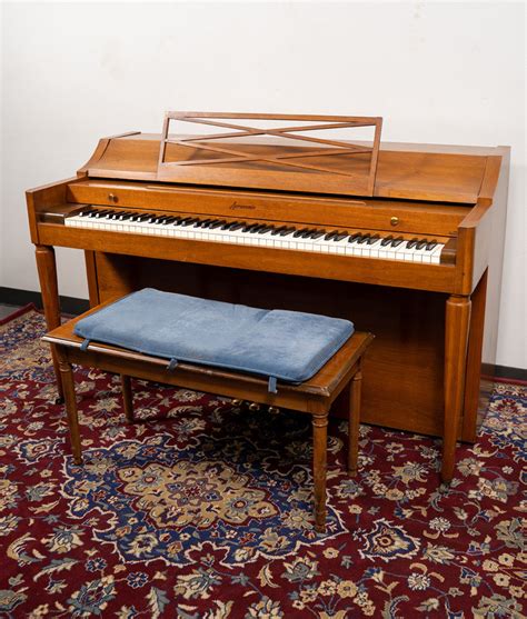 Baldwin Acrosonic By Baldwin Upright Piano Or Satin Walnut Or Sn 775610