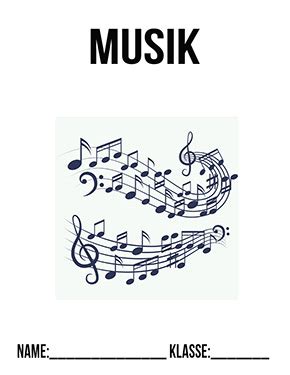 Kostenlose deckblätter ganz ohne ausmalen: Deckblatt Musik Klasse 7 / Musik Deckblätter
