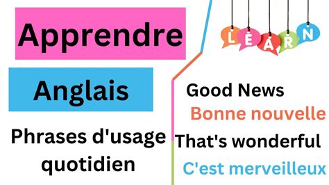 Apprendre Langlais Etape Par Etape Phrases Simples Pour Apprendre