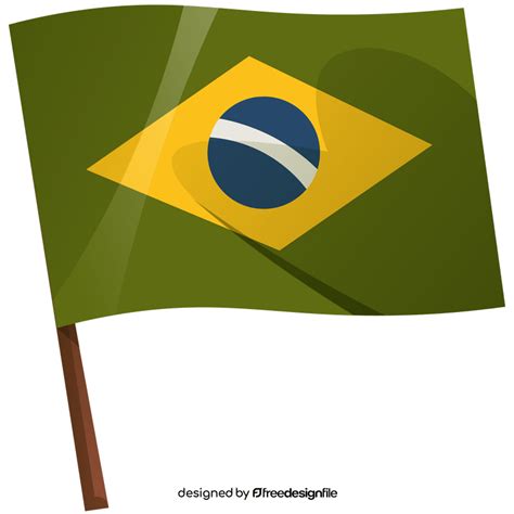 brazil flag clipart vector free download