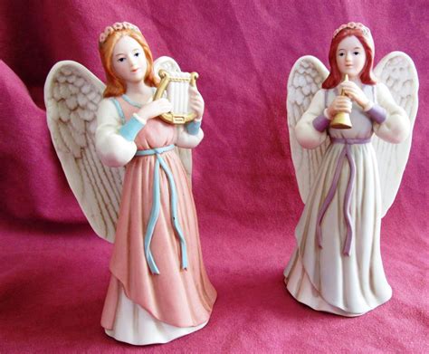 Give your home a beautiful new look. Home Interior / HOMCO Heavenly Duet Set Of 2 Angel ...