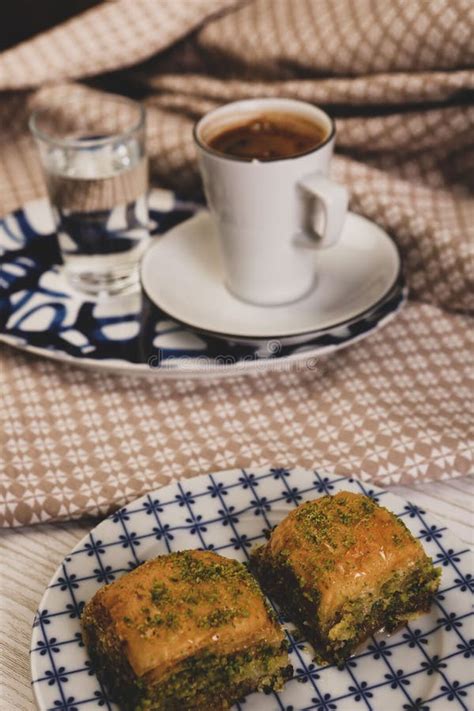 Traditional Turkish Dessert Baklava With Cashew Walnuts Homemade