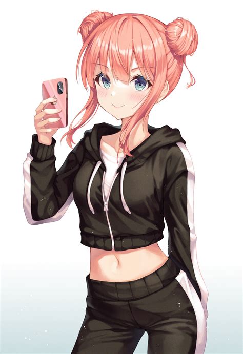 Download Modern Girl Anime Phone Wallpaper