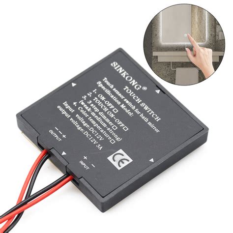The steps that need to be done for installation are that you first turn off the electricity, wire the fixture, mount it, and then set the rules on the motion sensor light for the on/off switch. Bathroom mirror switch 3 mode 12v touch switch sensor for ...