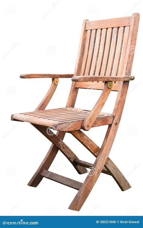Wooden Chair Isolated Stock Photo Image Of Relaxing 38521848