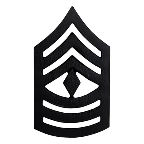 Usmc Black Collar Chevron First Sergeant Brass Insignia Of The Corps