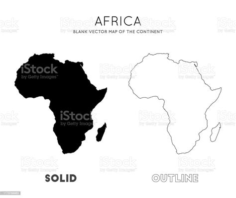 Mappa Dellafrica Immagini Vettoriali Stock E Altre Immagini Di Africa Africa Arrivo Carta