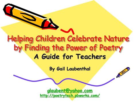 Children Celebrate Nature By Finding The Power Of Poetry