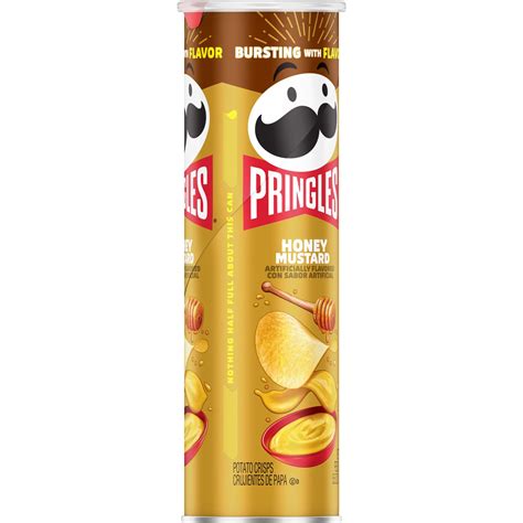 Pringles Honey Mustard Potato Crisps Chips 55 Oz