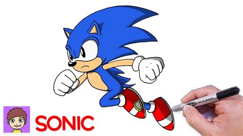 Como Dibujar A Sonic Running Paso A Paso Dibujos Faciles Sonic The