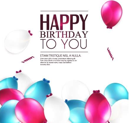 Icons are in line, flat, solid, colored outline, and other styles. Beautiful vector happy birthday balloons design background ...