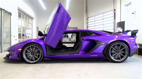 Purple Lamborghini Aventador Svj Youtube